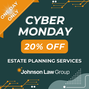 cyber monday - estate planning