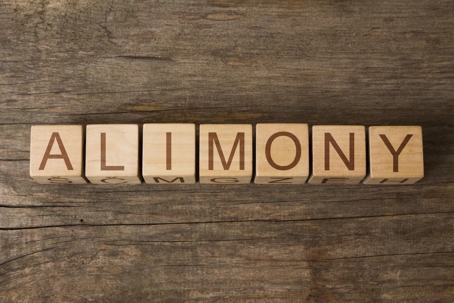 Alimony in word blocks