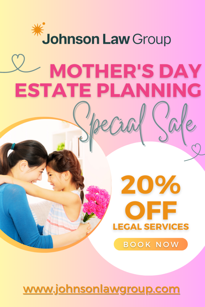 JLG Mother's Day Estate Planning Offer