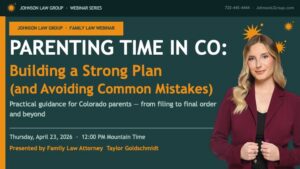 Parenting Time Lunch and Learn Webinar April 23rd 2026