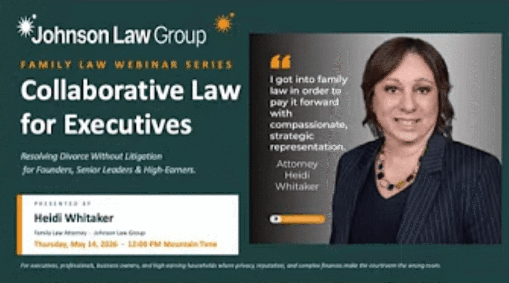 Live May 14 | Johnson Law Group | Attorney Heidi Whitaker